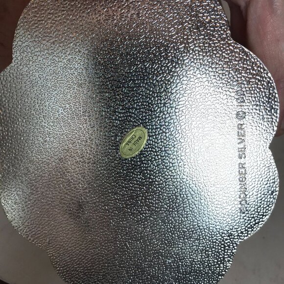 Silver Plated Godinger Jewelry Box With Red Velvet Lining - Picture 6 of 10